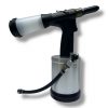 FIXI 504 Havalı Pop Perçin Tabancası Teknik Özellikler: •Çalışma Basıncı: 5 – 7 bar •Çekme Gücü: 15,2 kN  •Strok (Vuruş Mesafesi): 26 mm •Uyumlu Perçin Ölçüsü: Ø6.4 mm (tüm materyallerde kullanılabilir) •Ağırlık: 1,7 kg •Kullanım Tipi: Havalı  •Ergonomi: Hafif ve dengeli tasarım •Performans: Yüksek verimlilik, dayanıklı ve uzun ömürlü kullanım